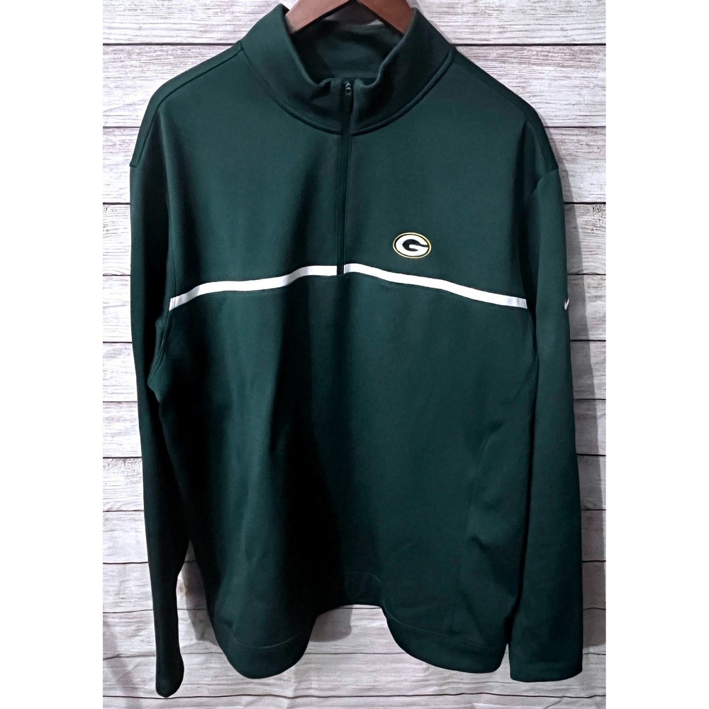Nike Golf Tour Performance Green Bay Packers Therma-FIT 1/4 Zip Men's XL